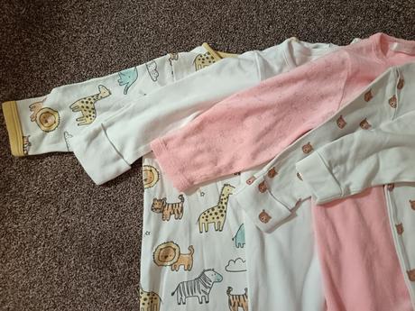 Pyžamko pre bábätko, 5ks, č68, c&a,68