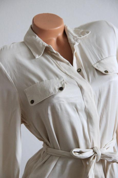 Saténové košeľové šaty, zara, xs, zara,xs
