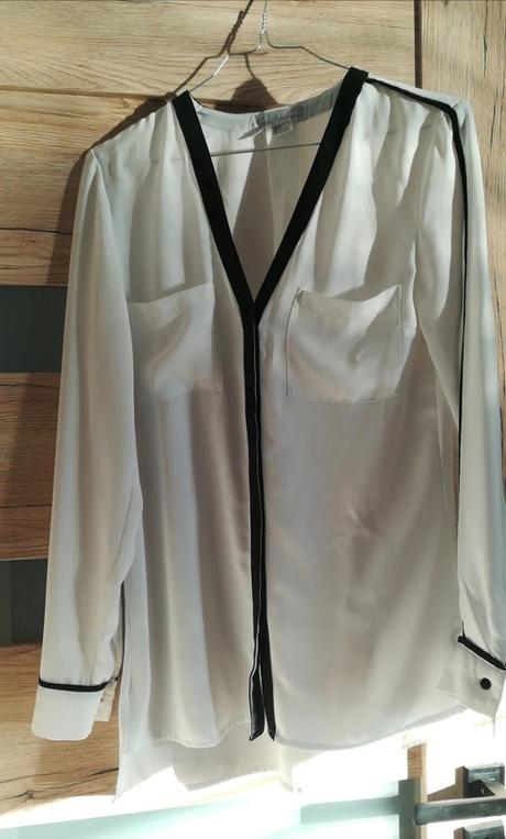 Biela bluzka, h&m,36