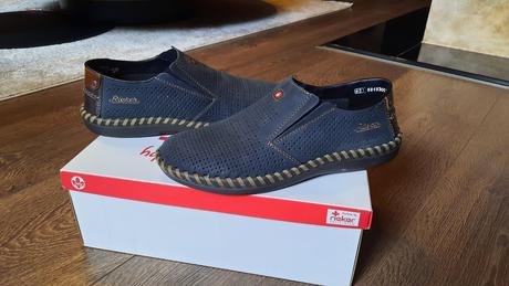 Pánske kožené topánky v.42, rieker,42