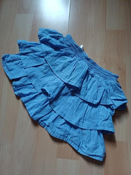 Volániková bavlnená suknička, h&m,92