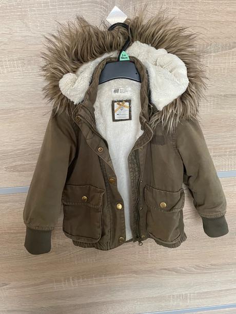 Zimny kabát h&m 98, h&m,98