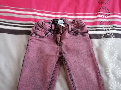 Skinny rifle s mašľami, c&a,140