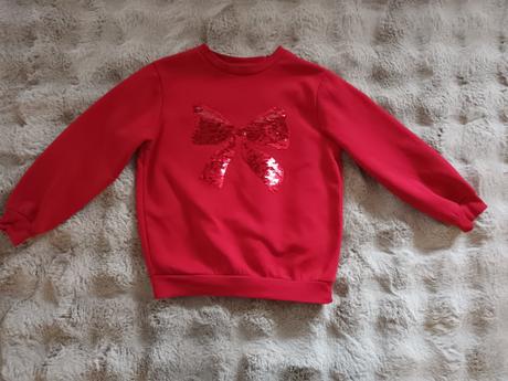 Dievčenská mikinka 122/128, h&m,122