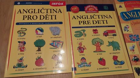 5 pracovnych zositov anglictina pre deti,