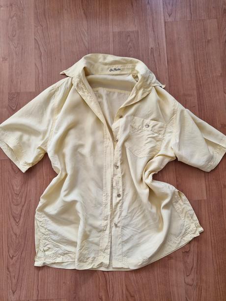 Vintage saténová blúzka gira puccino, l