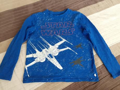 Tricko v. m gap (starwars svietiace) 134/140, gap,134