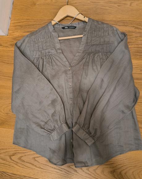 Blúzka so širokým rukávom, zara,s