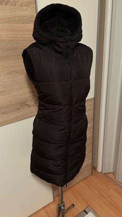 Štýlová dámska prešívaná dlhá vesta, esmara,s