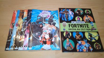 Fortnite séria bod nula komixov + fortnite kniha, 