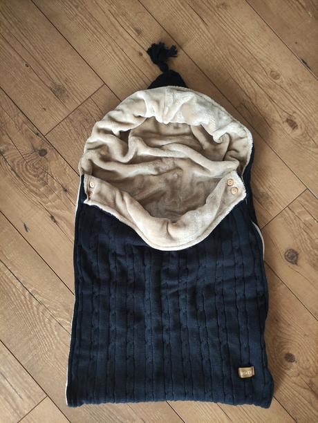 Pletený fusak do kočíka little eye, littleeye