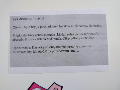 Detská edukačná skladačka - hra abeceda,