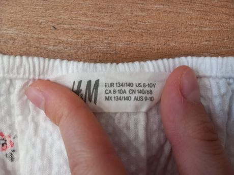 Dievčenské šaty, h&m,134