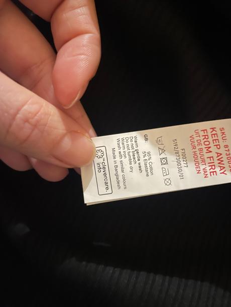 Tmavo modrý bavlnený body top, h&m, h&m,l