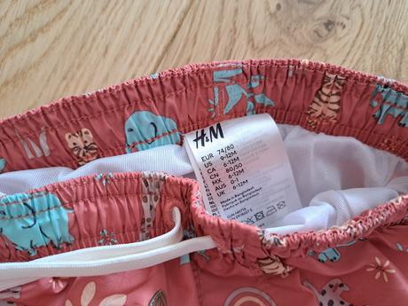 Plavkové šortky, h&m,74