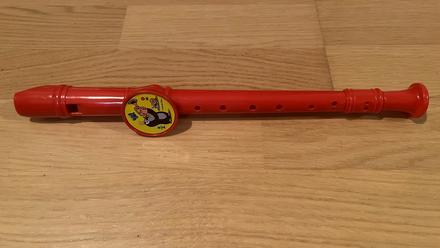 Detská plastová flauta s krtkom,