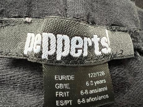 Čierne legíny s koženkovými záplatami na kolenách, pepperts,122