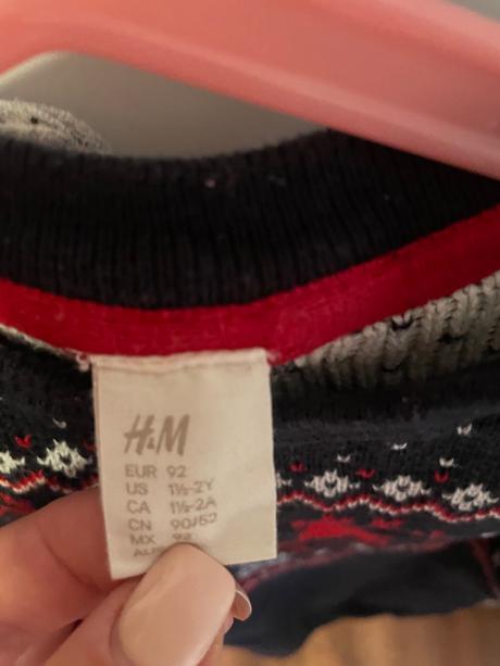 Vianočné svetríky h&m, 92