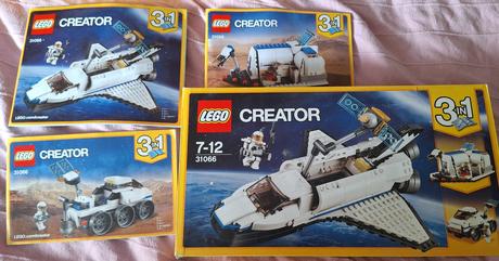 Lego creator vesmírna stanica 3v1 31066, 