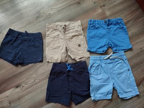 Chlapčenské kraťasy 5ks, 86