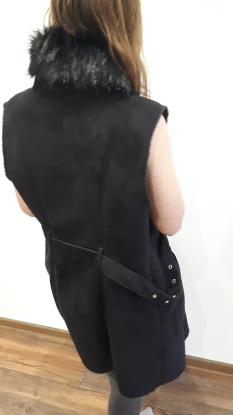 Vesta s kozušinou   s/m/l, f&f,m