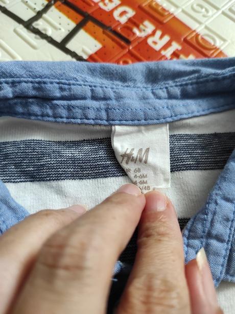 Body s dlhým rukávom, h&m,68