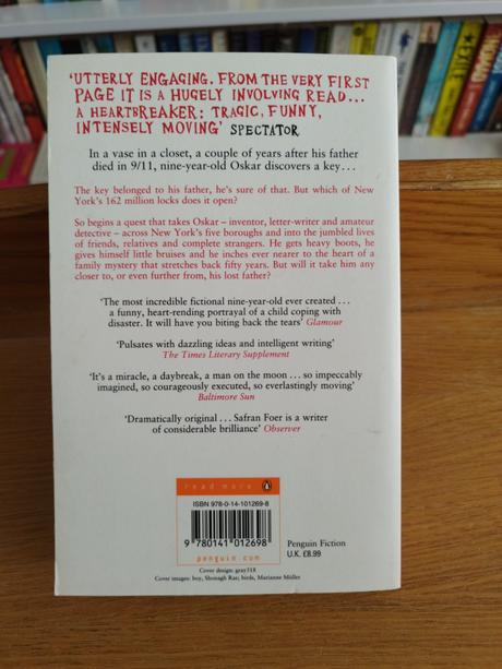 J. s. foer - extremely loud & incredibly close v, 