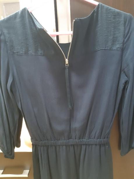 Modré šaty, h&m,34