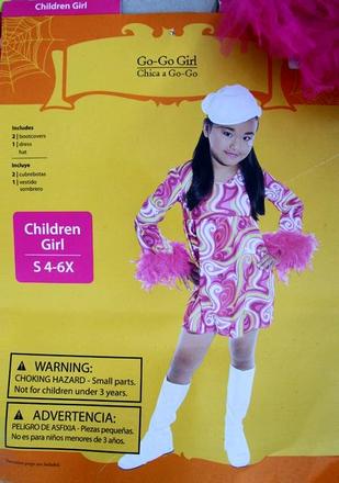 Karnevalový kostým - go go girl tanečnica,