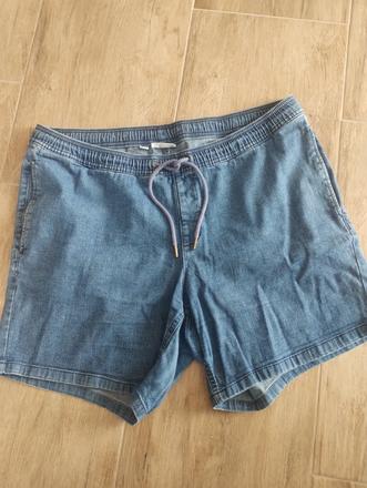 Džínsové bermudy, bonprix,48