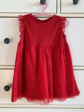 Mini a ture vianočný saty veľkosť 86cm, 86