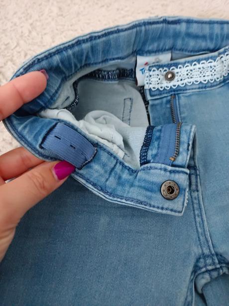 3/4 riflové nohavice veľk. 128, topolino,128