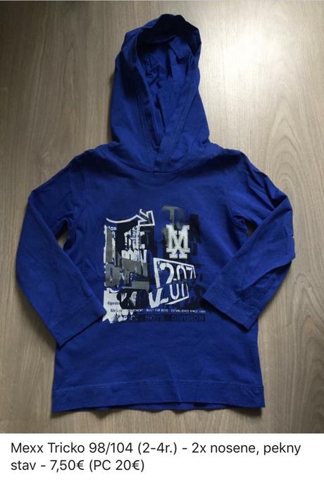 Mexx tricko 98/104, mexx,98
