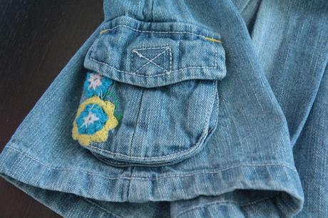 Nové riflové šatky + tričko, knot so bad, belgicko, 80