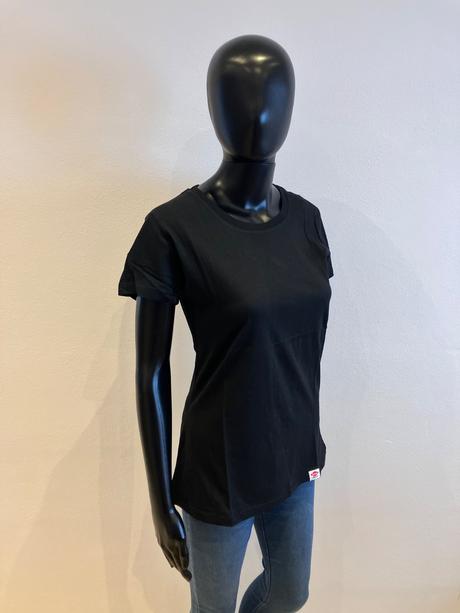 Dámske čierne tričko krátky rukáv lee cooper (40), lee cooper,l