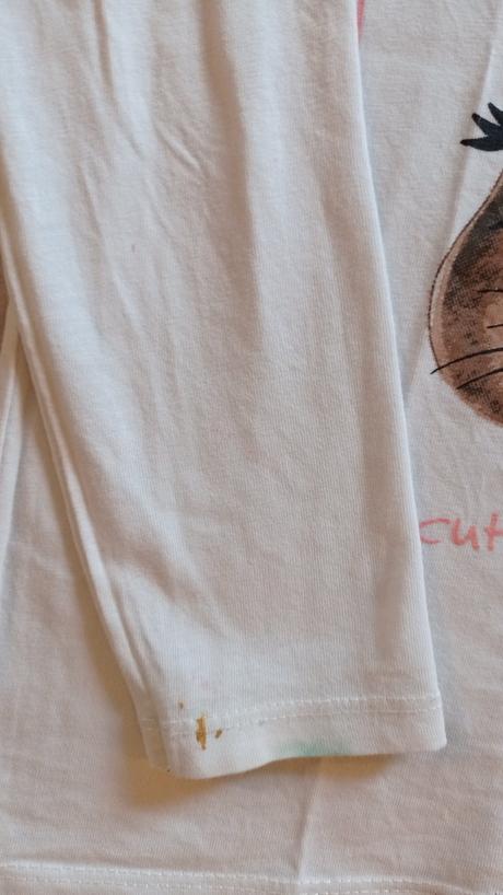 Roztomilé dievčenské tričko so zajkom, dopodopo,116