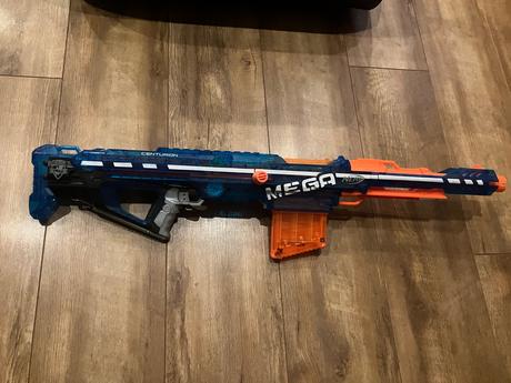 Nerf-mega centurion (edícia sonic ice) + dvojnožka,