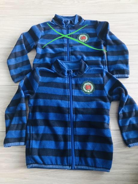 Mikinky modrý pasik-1kus, lupilu,98