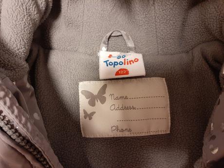 Bunda so srdieckami a kozusinkou, topolino,122