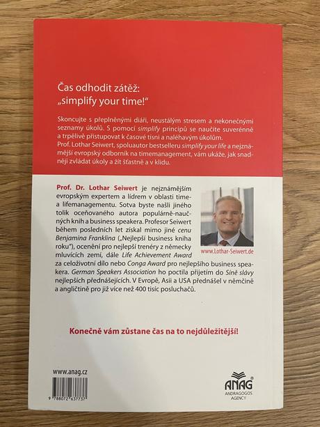 Kniha konečne mít čas od lothar seiwert, 