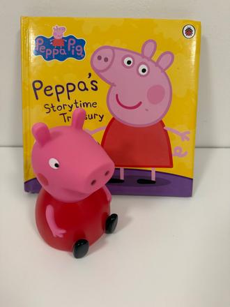Peppa pig set knižka a nočné svetielko,