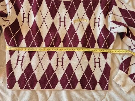Svetríkový crop hp, cena s poštovným, h&m,146