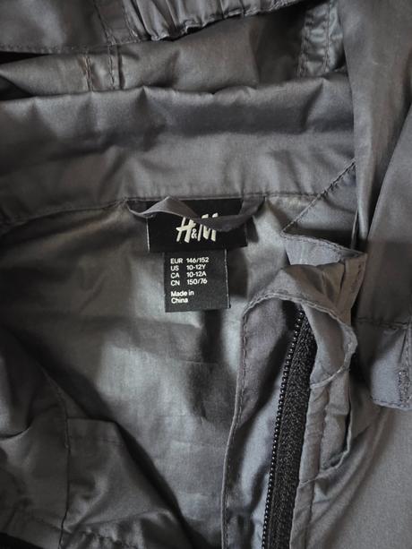 Tenká prechodná bunda  h&m v.146-152, h&m,146