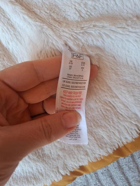 Zimná bunda pre dievčatko, veľ 98, f&f,98