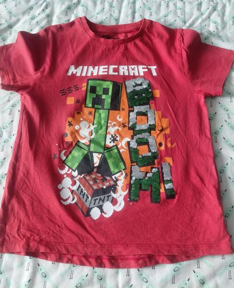 Tricko minecraft ii., primark,128