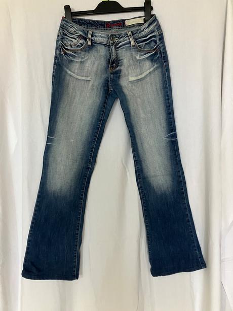 Dámske modré y2k low waist rifle vintage, l