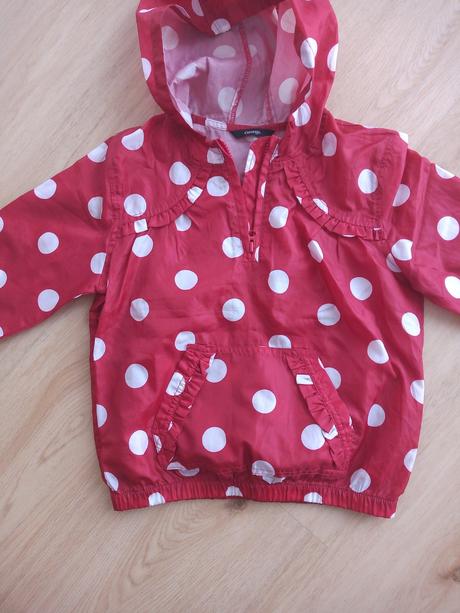 Bodkovaná vetrovka s kapucňou, george,104