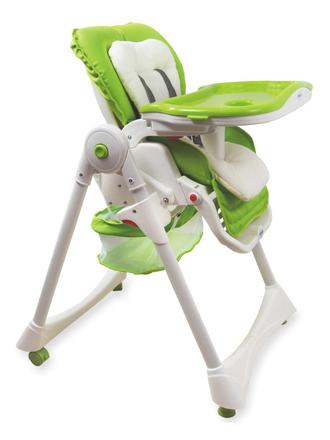 Jedálenská stolička zelená,