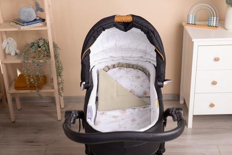 Sensillo mušelínový komplet do kočíka púpavy, 