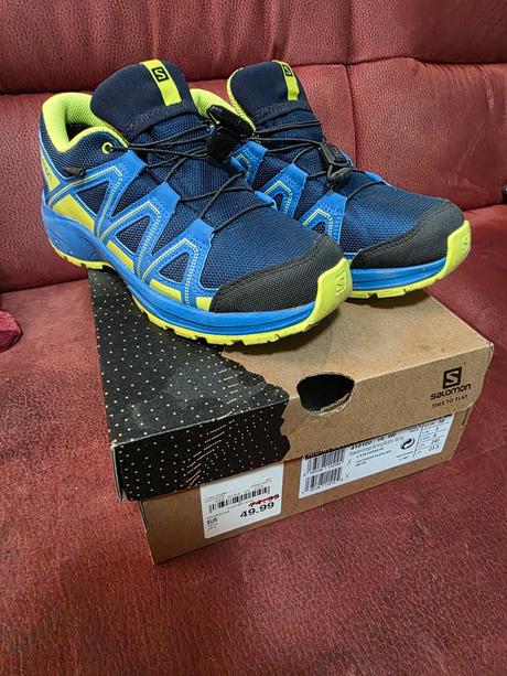 Detské treky salomon kicka cswp j 38, salomon,38